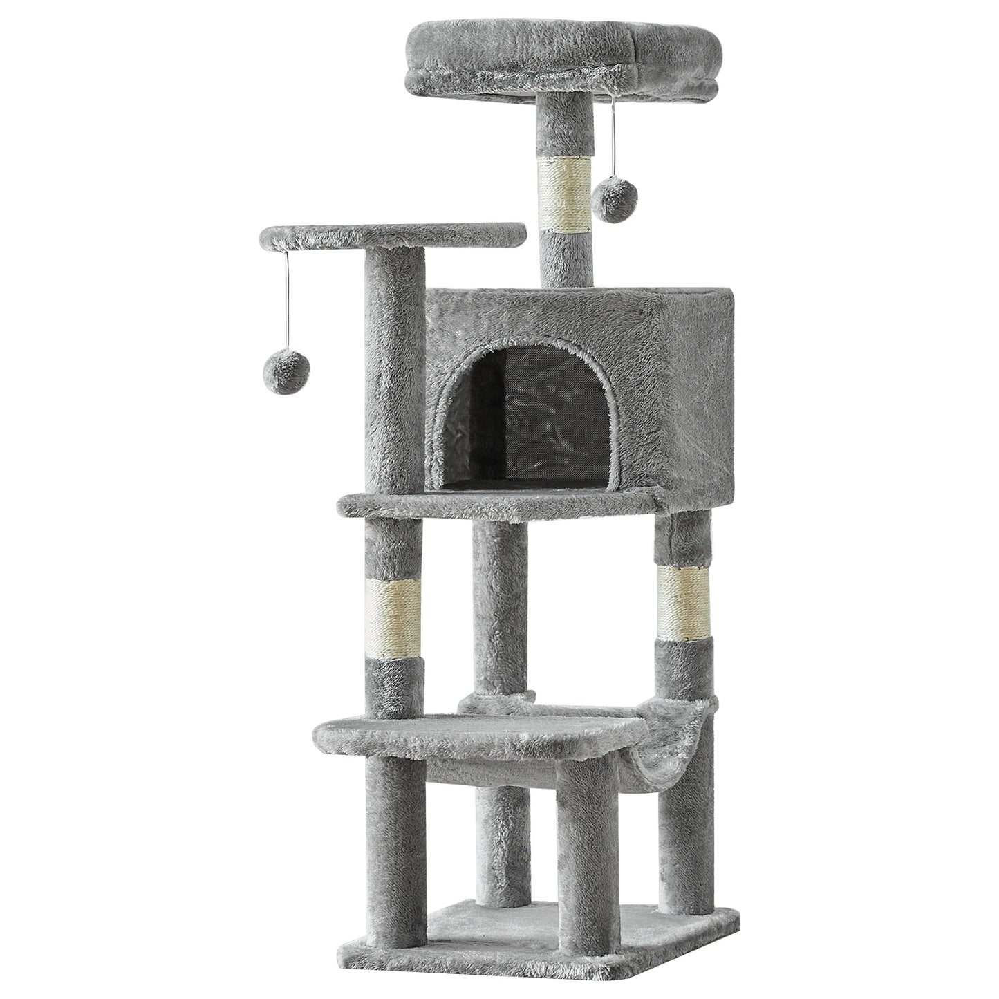 JHK Multi Cat Climbing Tree Tower With Sisal Posts Indoor