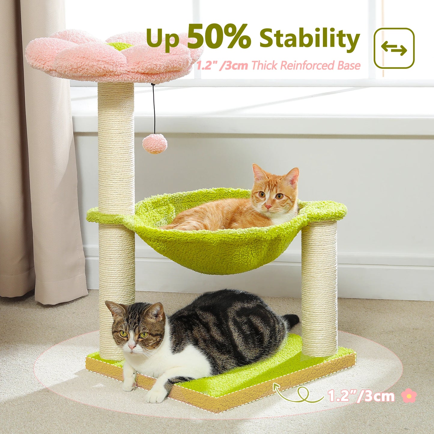 PAWZ Road CatFurniture With PremiumGrade Sisal Scratching Post DurabilityEnhancedPerformance