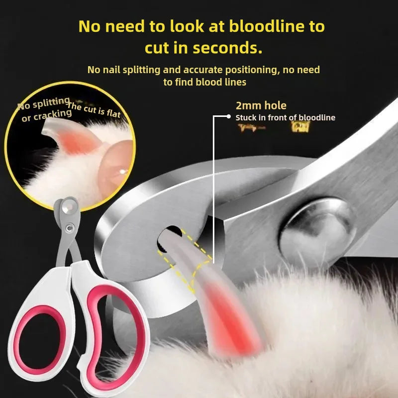 Hign Concerned Cat Grooming Kit Scissors Brush Gloves Comb